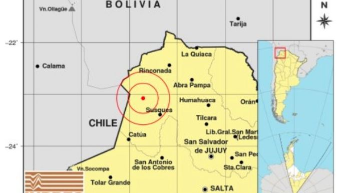 Se sintió un sismo de 4.8 grados en Jujuy