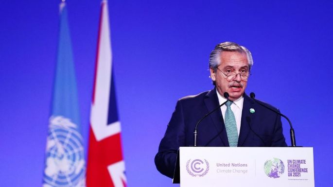 El Presidente expuso ante la COP26 su propuesta de "canje de deuda por acción climática"