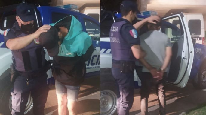 Cuatro detenidos por romper vidrios a dos autos