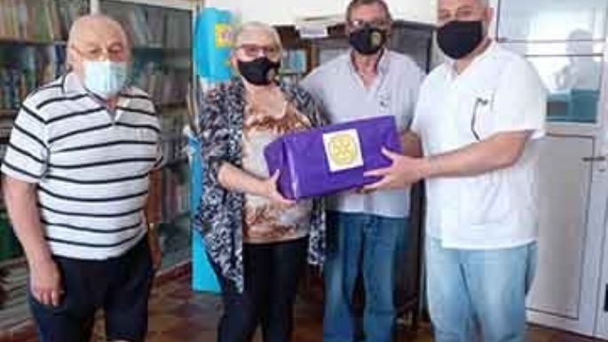 El Rotary realizó donaciones a escuelas