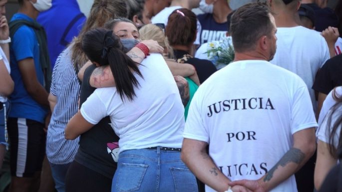 Asesinado por la policía: velan los restos de Lucas González