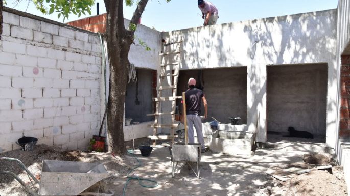 Avanzan las obras en el CPF de barrio San Martín