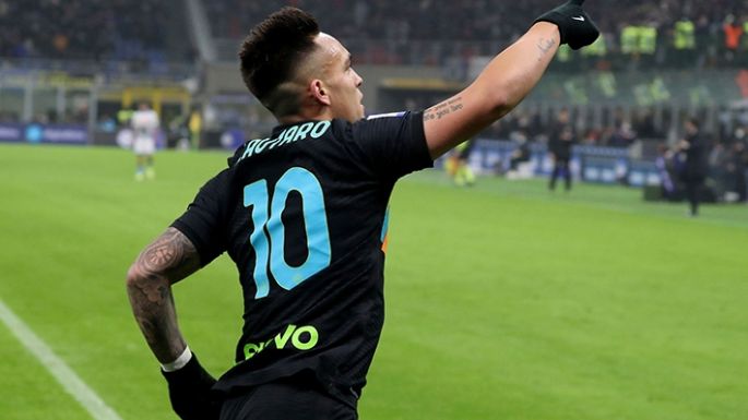Con un gol de Lautaro, Inter venció a Napoli