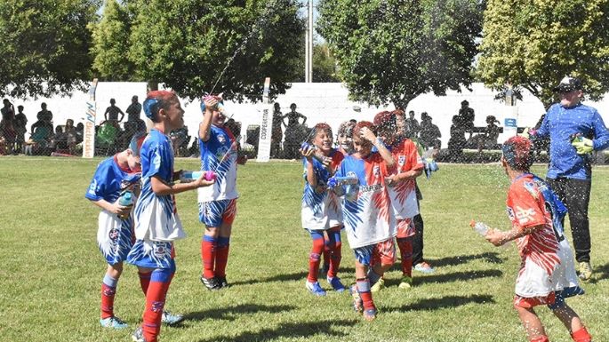 Los niños se llenaron de alegría