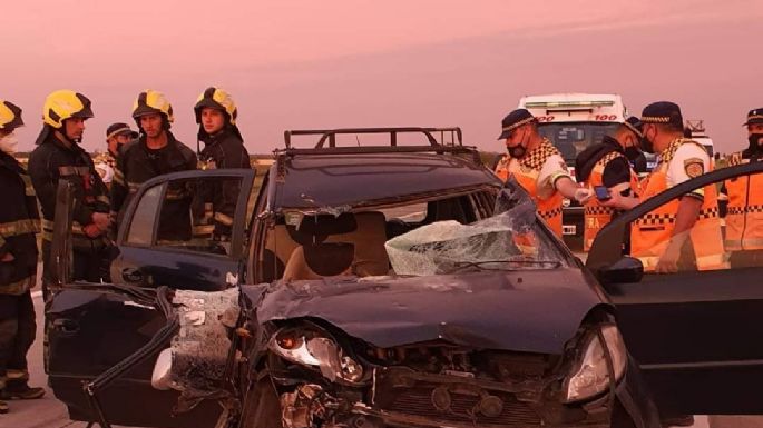 Accidente en la Autopista dejó tres personas heridas