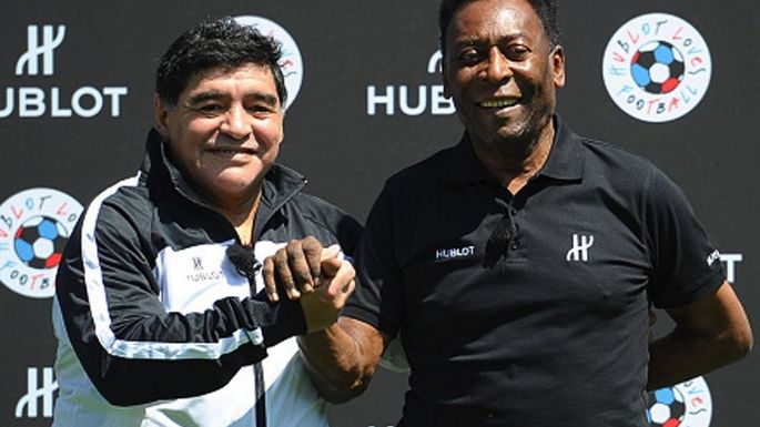 "Maradona y Pelé comparten trono"