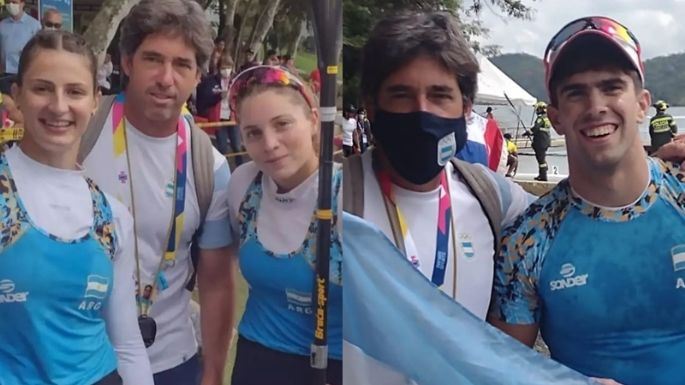 Cali 2021: el canotaje obtuvo las primeras medallas en oro, plata y bronce para Argentina