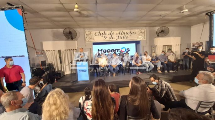 Schiaretti encabezó un nuevo acto de campaña en Villa Nueva