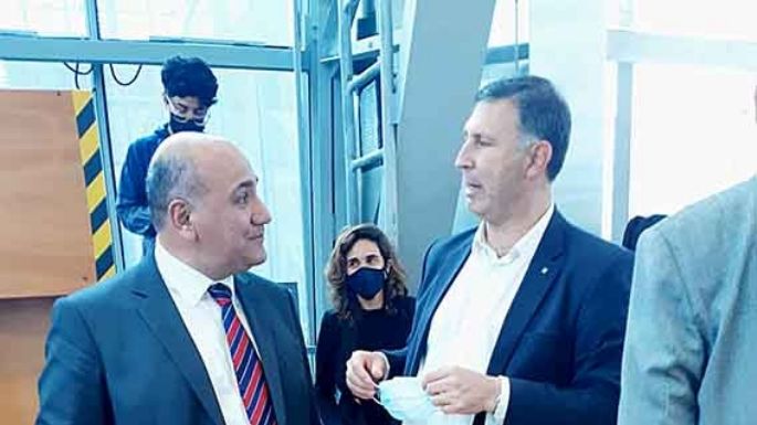 Rosso participó de una reunión  de trabajo con Alberto Fernández