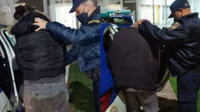 Engancharon a una pareja robando hierro de una obra en construcción