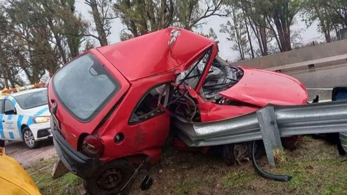 Despiste fatal: murió un hombre de 42 años tras chocar contra un guardarraíl