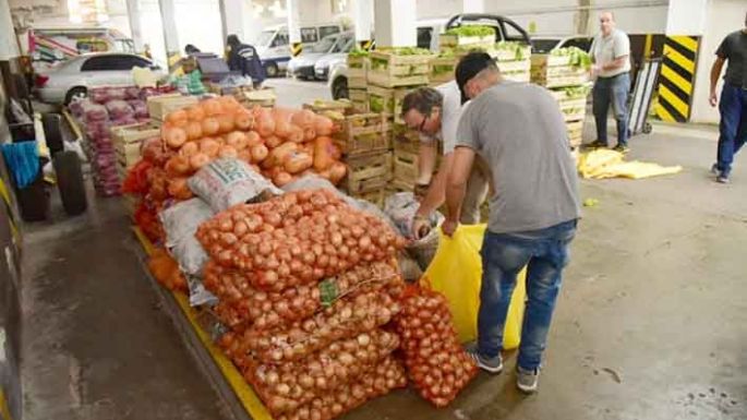 El municipio entrega dos mil  módulos alimentarios por mes