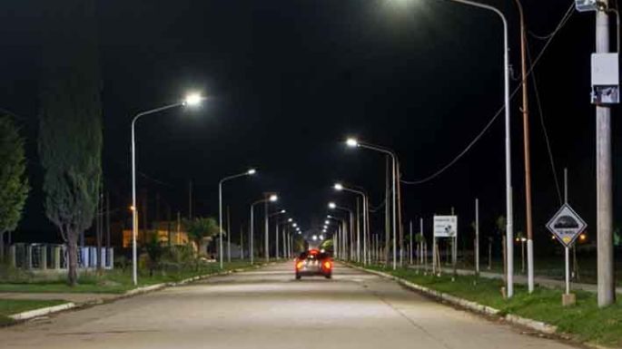 Nueva iluminación led en el ingreso
