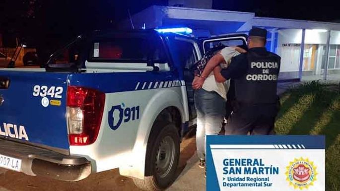 Dos detenidos en Villa María por  someter a golpes a sus exparejas