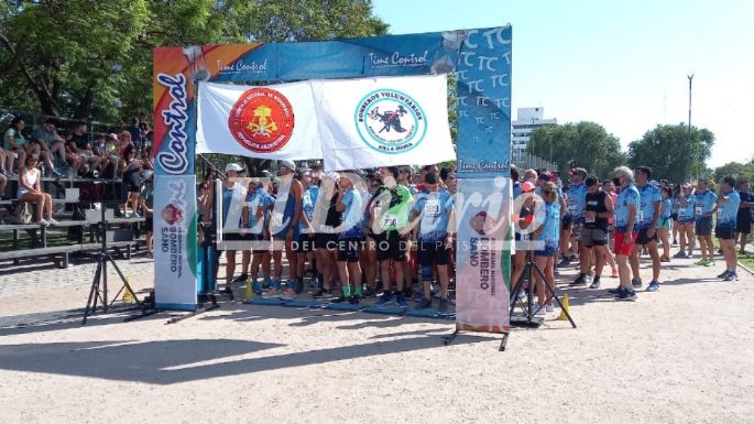 Con más de 300 inscriptos, se corrió la maratón de Bomberos Voluntarios