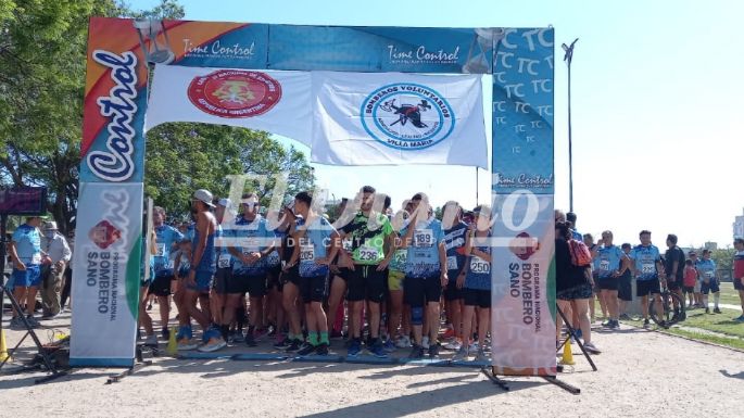 Con más de 300 inscriptos, se corrió la maratón de Bomberos Voluntarios
