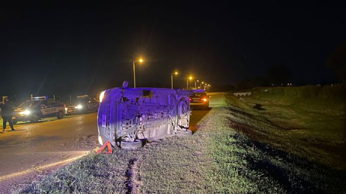 Un vuelco cerca de la autopista no dejó heridos