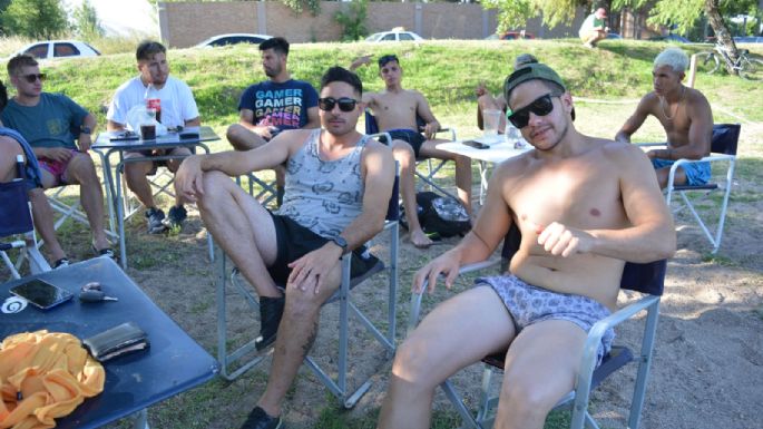 El calor se disfrutó en la costanera