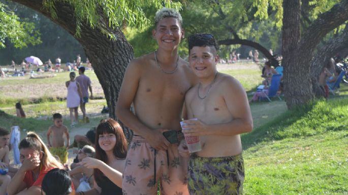 El calor se disfrutó en la costanera
