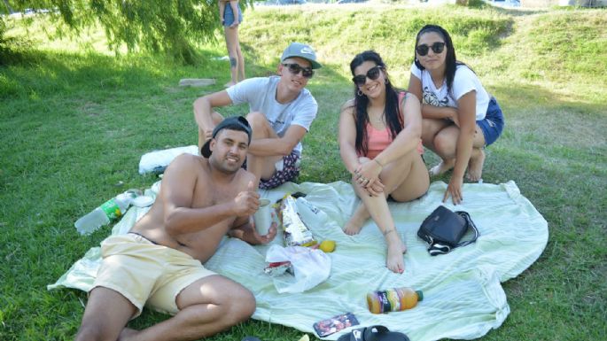 El calor se disfrutó en la costanera