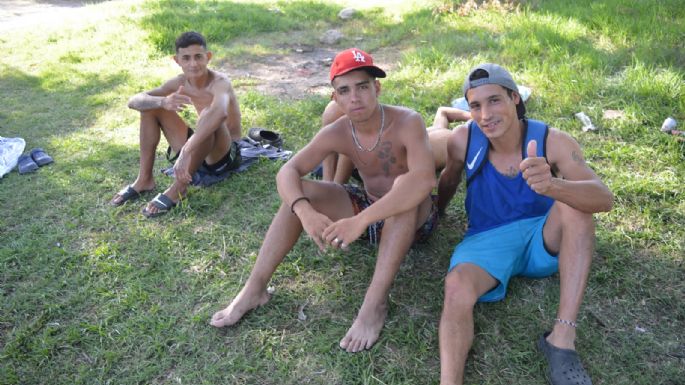 El calor se disfrutó en la costanera
