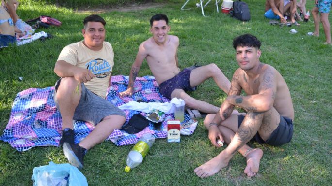 El calor se disfrutó en la costanera