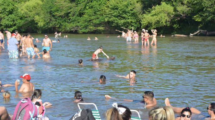 El calor se disfrutó en la costanera