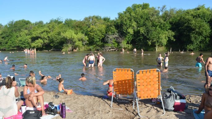 El calor se disfrutó en la costanera