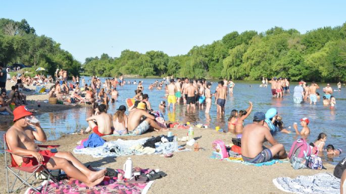 El calor se disfrutó en la costanera