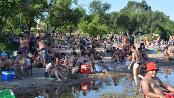 El calor se disfrutó en la costanera