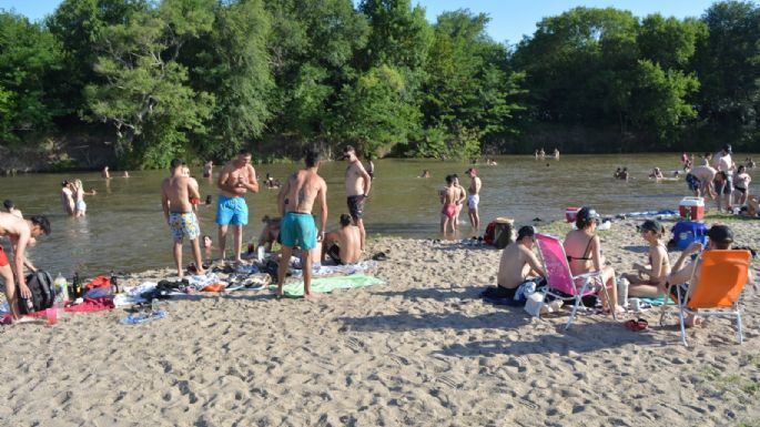 El calor se disfrutó en la costanera