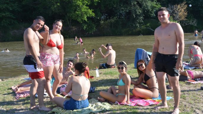 El calor se disfrutó en la costanera
