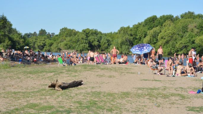 El calor se disfrutó en la costanera