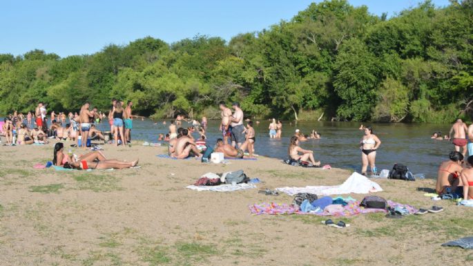 El calor se disfrutó en la costanera
