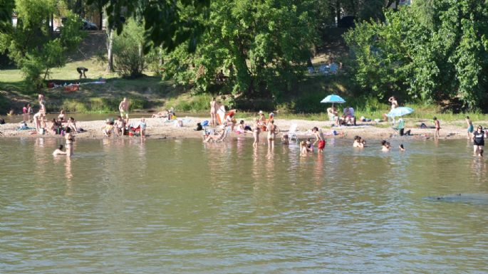 El calor se disfrutó en la costanera