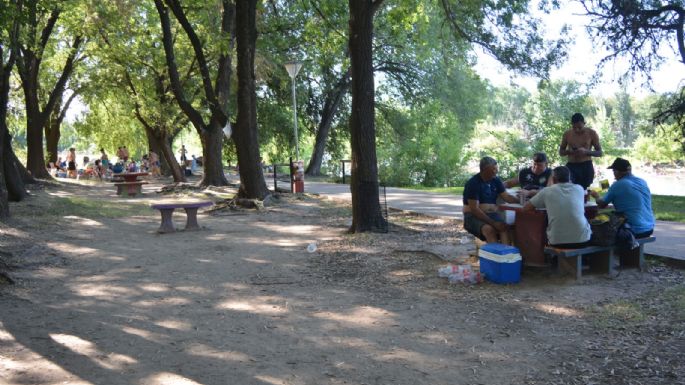 El calor se disfrutó en la costanera