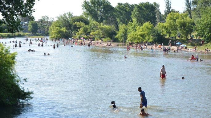 El calor se disfrutó en la costanera