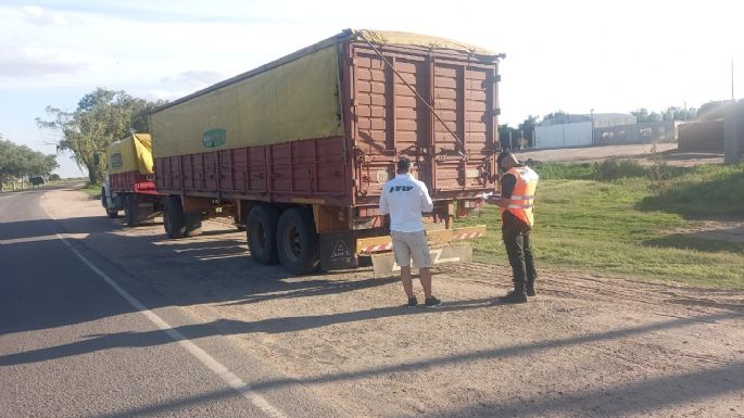 Decomisaron 30 toneladas de soja en Las Varillas