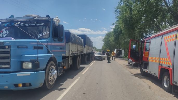 Choque en cadena en la Ruta Nacional Nº 2