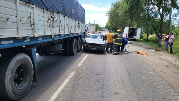 Choque en cadena en la Ruta Nacional Nº 2