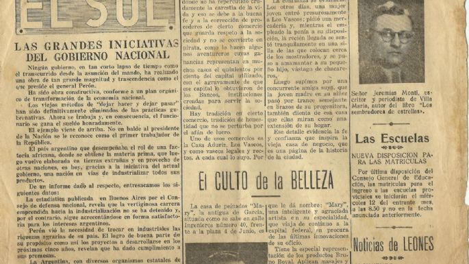 A 140 años de El Sol, el periódico que “inauguró el periodismo en Villa María”