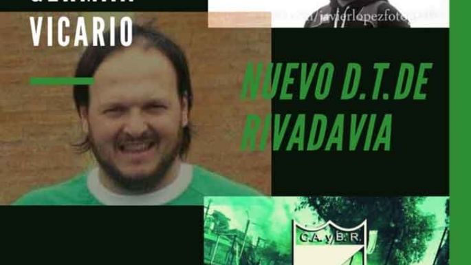 Vicario dirigirá en Rivadavia