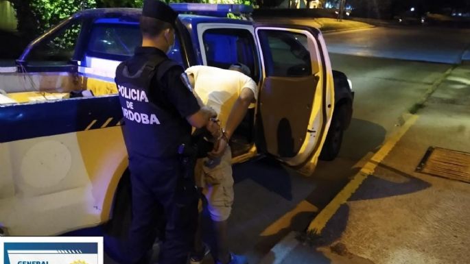 Robaba en una obra en construcción y fue visto por el Centro de Monitoreo