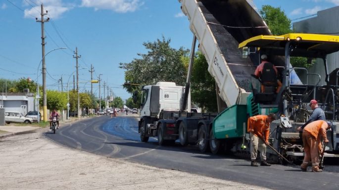 Avanza la repavimentación