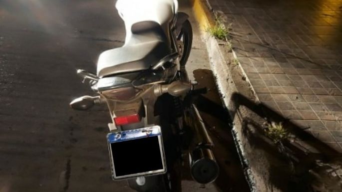 Aprehendieron a un menor de edad que circulaba en moto de forma peligrosa