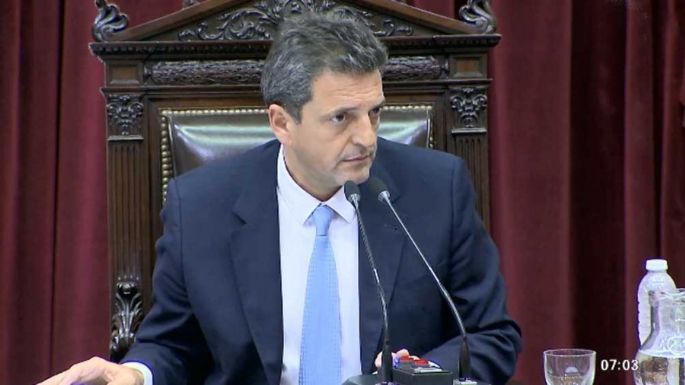 Sergio Massa fue reelecto como presidente de la Cámara de Diputados