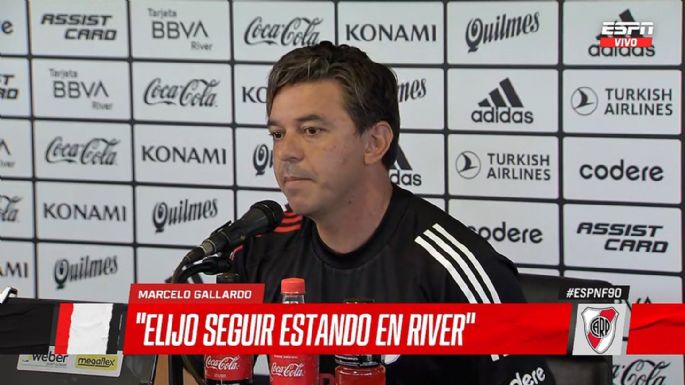 Gallardo continuará como DT de River