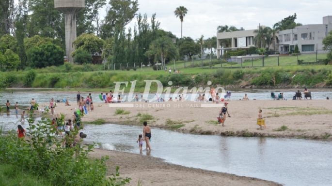 Los villamarienses coparon el río este feriado