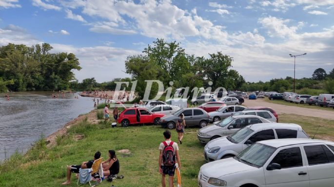 Los villamarienses coparon el río este feriado