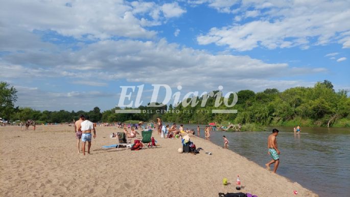 Los villamarienses coparon el río este feriado